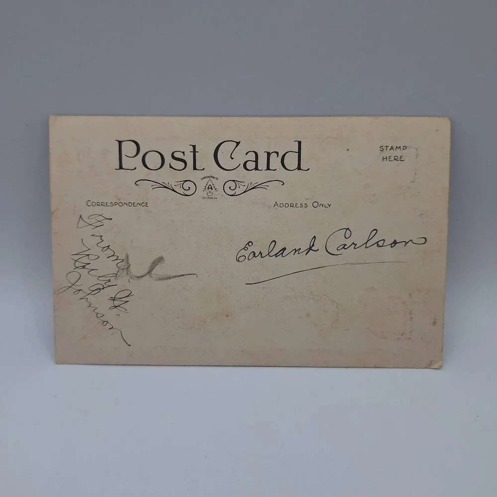 Vintage Carrington Co‎ Be Sweet To Me Valentines Day Postcard Red Heart Design